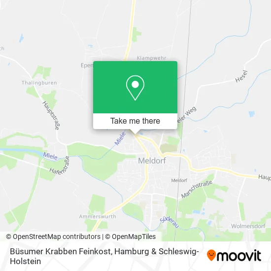 Карта Büsumer Krabben Feinkost