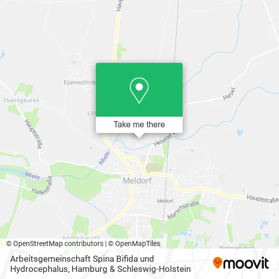 Карта Arbeitsgemeinschaft Spina Bifida und Hydrocephalus