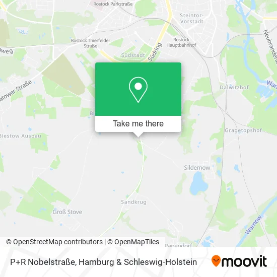 Карта P+R Nobelstraße