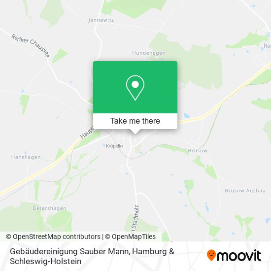 Gebäudereinigung Sauber Mann map