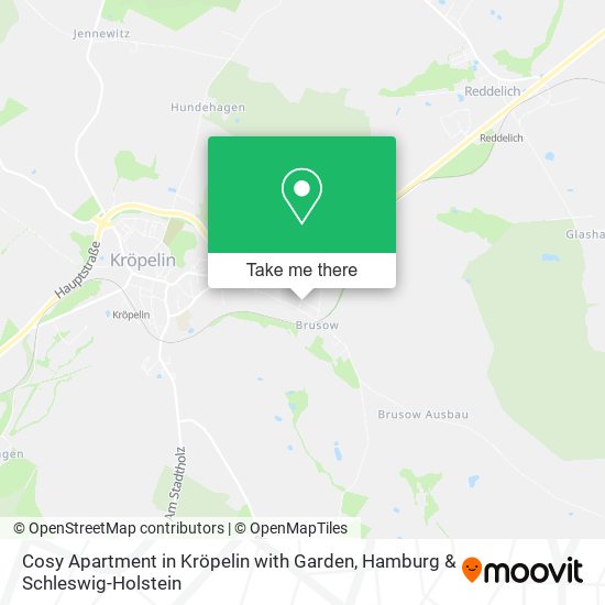 Cosy Apartment in Kröpelin with Garden map