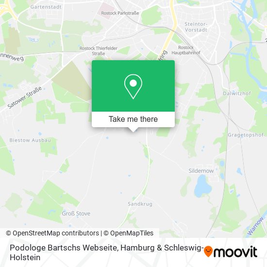 Podologe Bartschs Webseite map