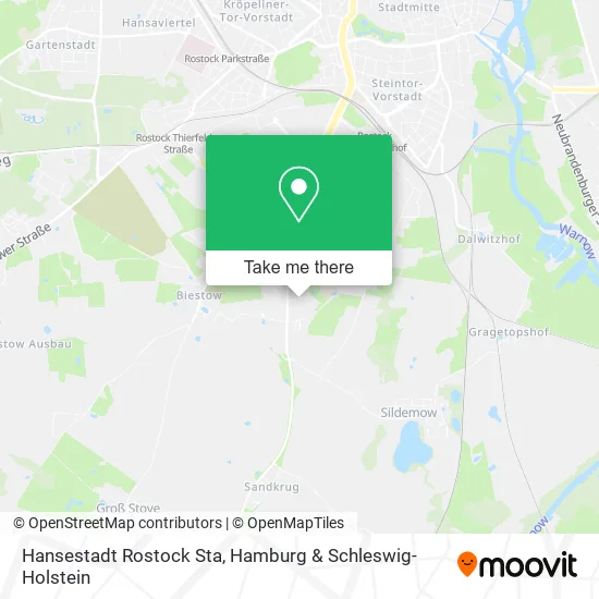 Карта Hansestadt Rostock Sta