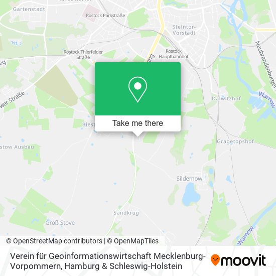 Verein für Geoinformationswirtschaft Mecklenburg-Vorpommern map