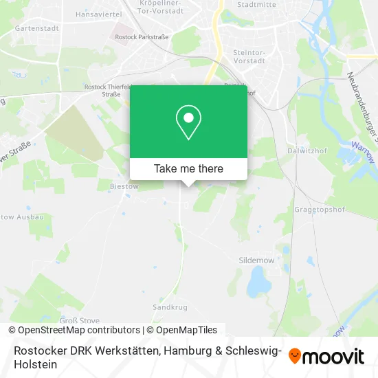Карта Rostocker DRK Werkstätten