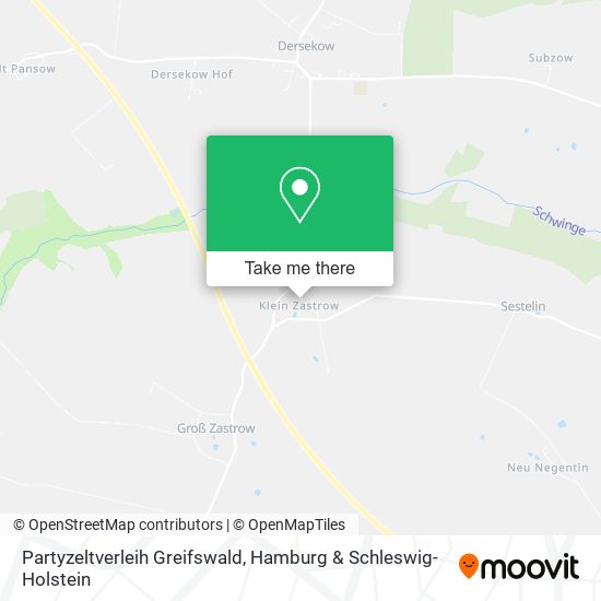 Partyzeltverleih Greifswald map