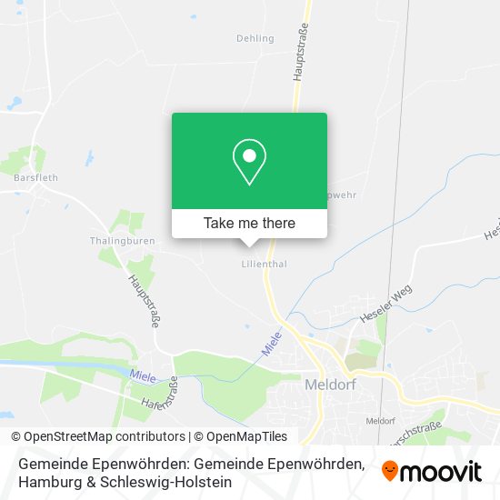Gemeinde Epenwöhrden: Gemeinde Epenwöhrden map