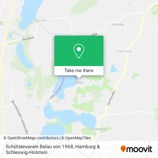 Карта Schützenverein Belau von 1968