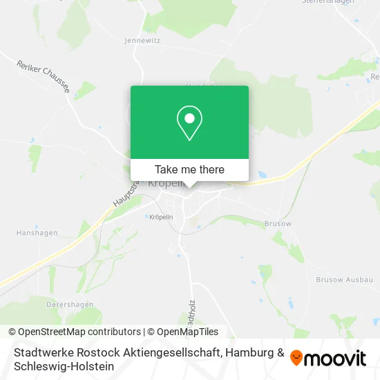 Карта Stadtwerke Rostock Aktiengesellschaft