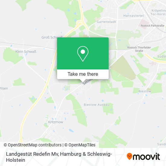 Landgestüt Redefin Mv map
