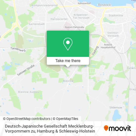 Карта Deutsch-Japanische Gesellschaft Mecklenburg-Vorpommern zu