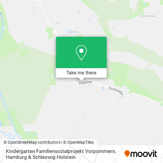Kindergarten Familiensozialprojekt Vorpommern map