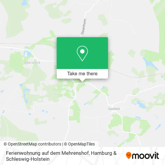 Карта Ferienwohnung auf dem Mehrenshof