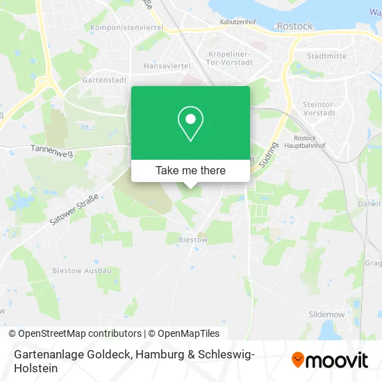 Карта Gartenanlage Goldeck