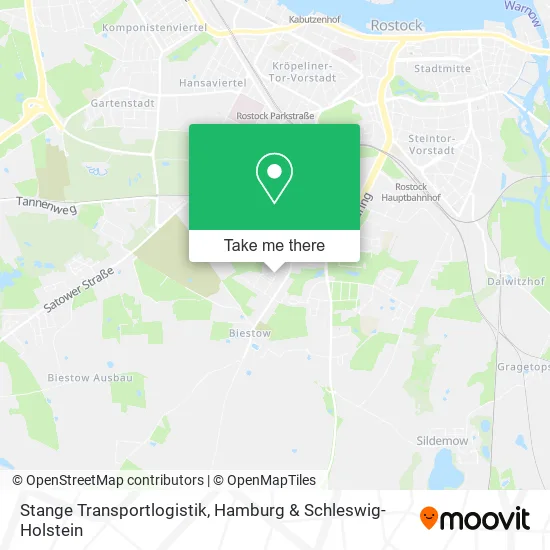 Карта Stange Transportlogistik