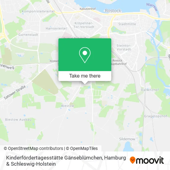 Карта Kinderfördertagesstätte Gänseblümchen