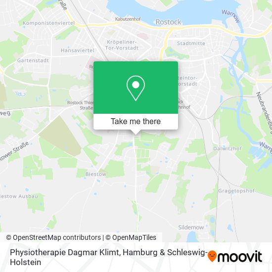Physiotherapie Dagmar Klimt map