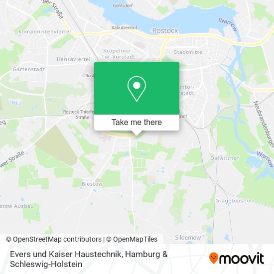 Evers und Kaiser Haustechnik map