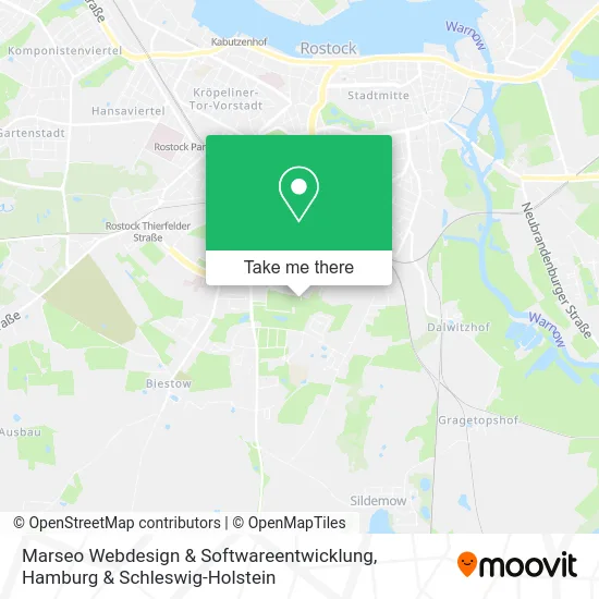 Карта Marseo Webdesign & Softwareentwicklung