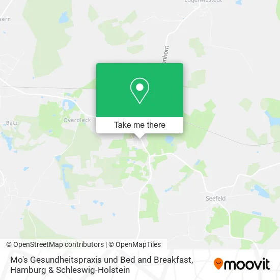 Карта Mo's Gesundheitspraxis und Bed and Breakfast