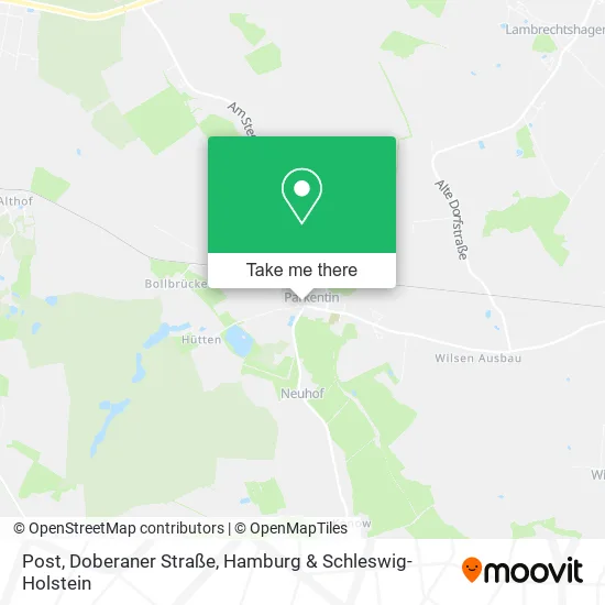 Карта Post, Doberaner Straße