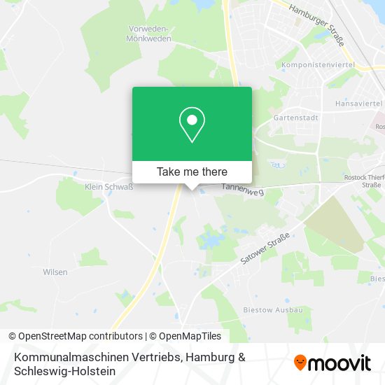 Kommunalmaschinen Vertriebs map