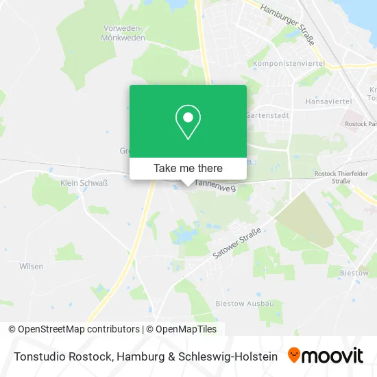 Карта Tonstudio Rostock
