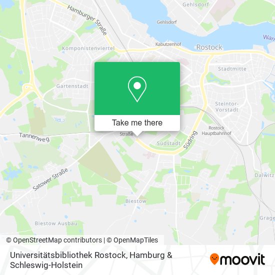 Universitätsbibliothek Rostock map