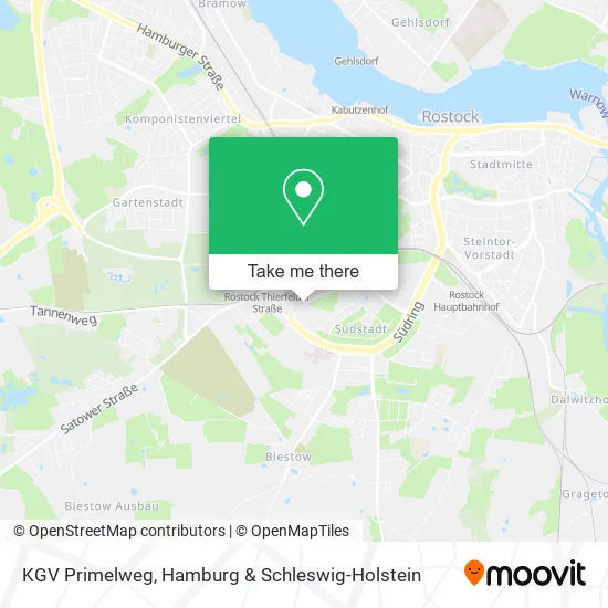 KGV Primelweg map