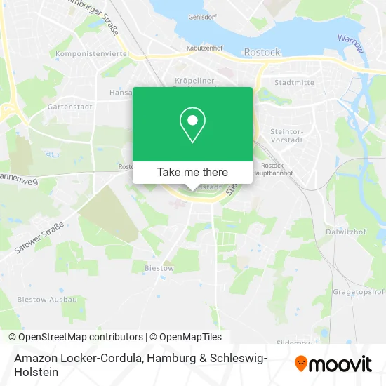Карта Amazon Locker-Cordula