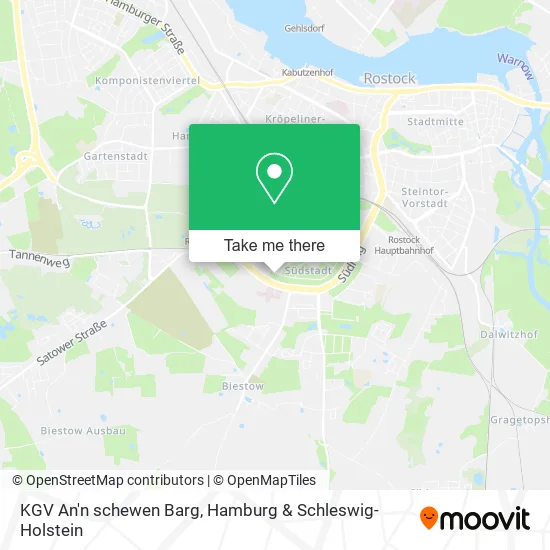 Карта KGV An'n schewen Barg