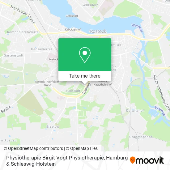 Карта Physiotherapie Birgit Vogt Physiotherapie