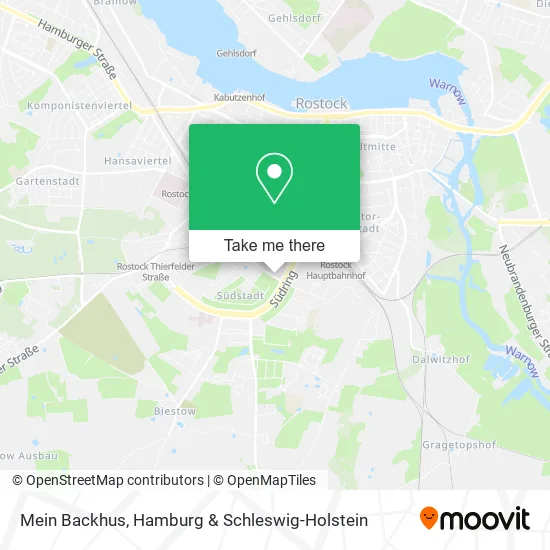 Карта Mein Backhus