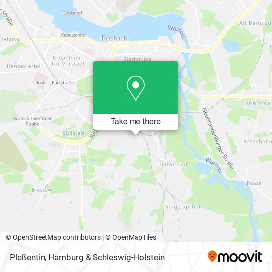 Карта Pleßentin