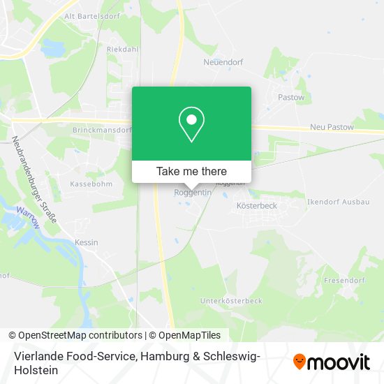Vierlande Food-Service map