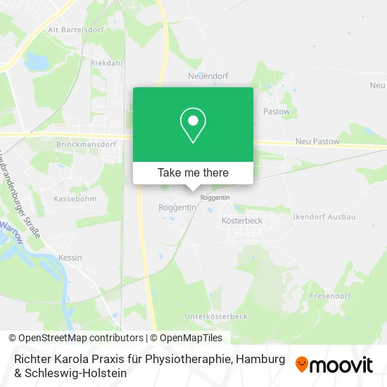 Richter Karola Praxis für Physiotheraphie map