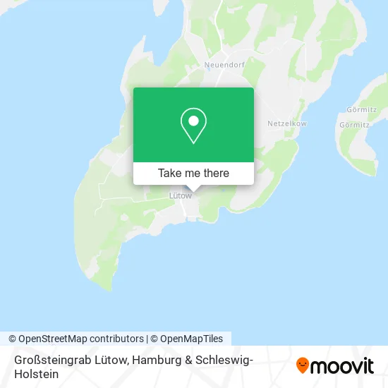 Карта Großsteingrab Lütow