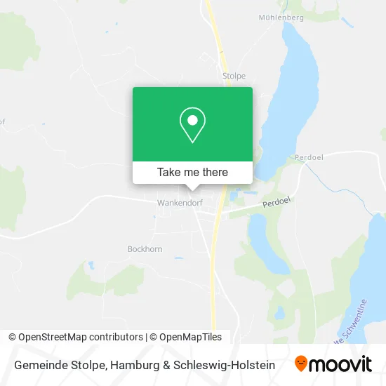 Карта Gemeinde Stolpe