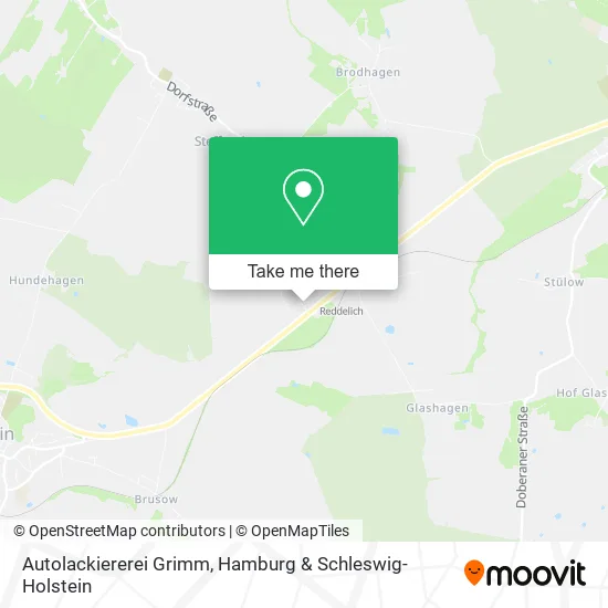 Карта Autolackiererei Grimm