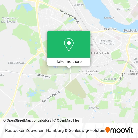 Карта Rostocker Zooverein