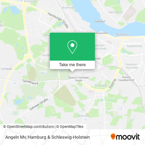 Карта Angeln Mv