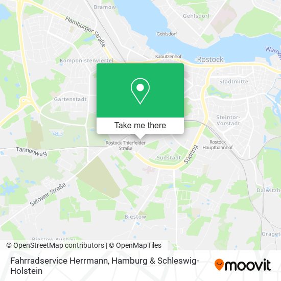 Fahrradservice Herrmann map