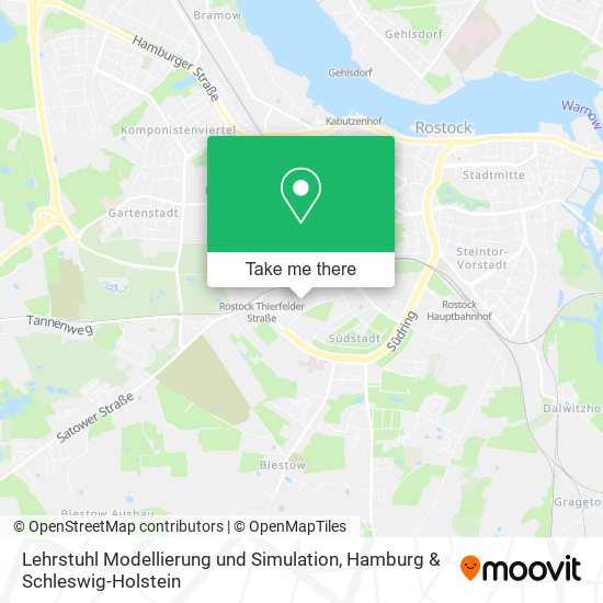 Lehrstuhl Modellierung und Simulation map