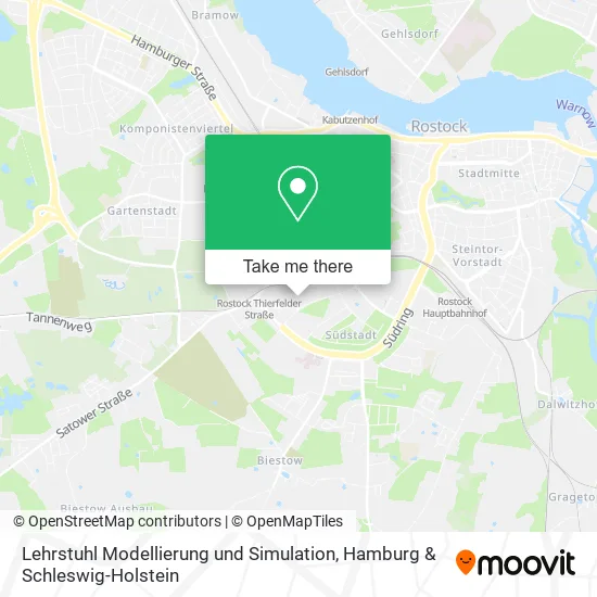 Карта Lehrstuhl Modellierung und Simulation