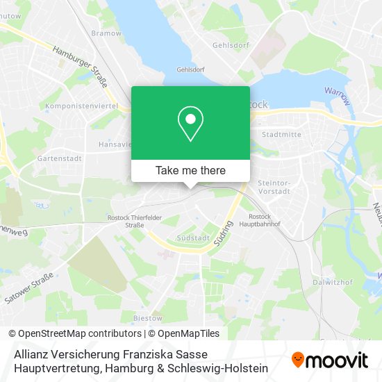 Allianz Versicherung Franziska Sasse Hauptvertretung map