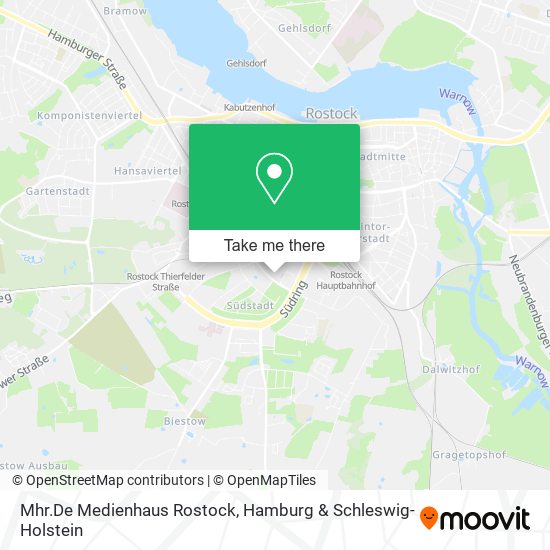Mhr.De Medienhaus Rostock map