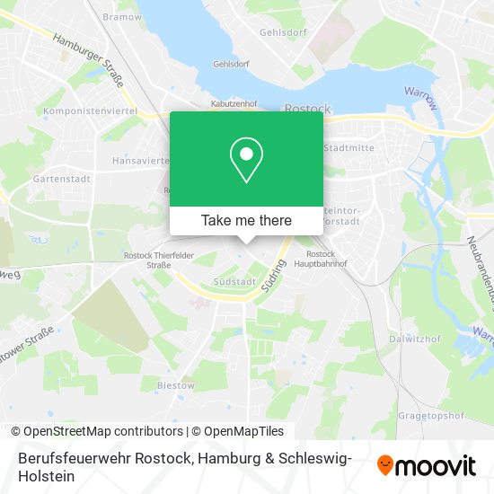 Berufsfeuerwehr Rostock map