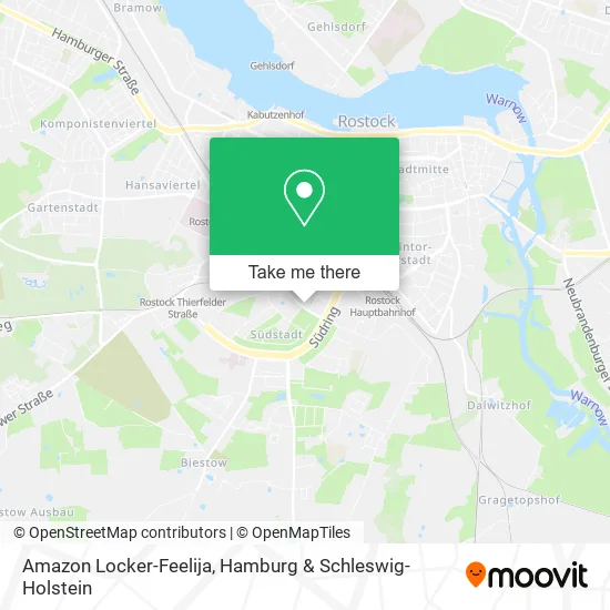 Карта Amazon Locker-Feelija