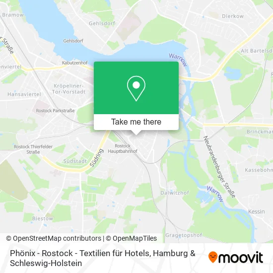 Карта Phönix - Rostock - Textilien für Hotels