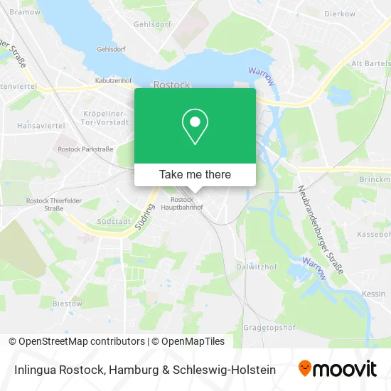 Inlingua Rostock map